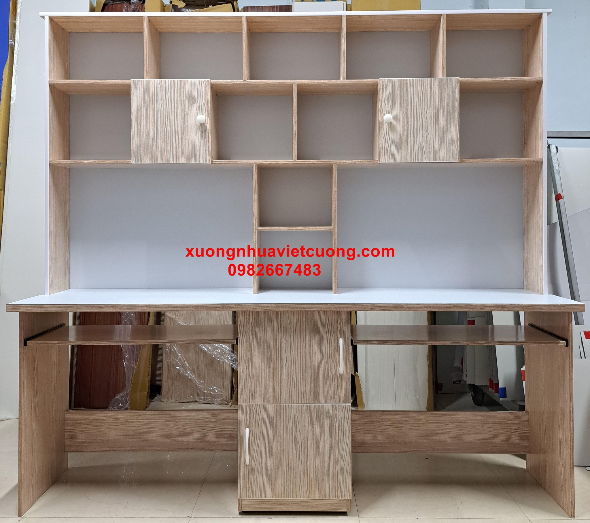 BÀN HỌC ĐÔI BẰNG NHỰA 1,8M BHD303