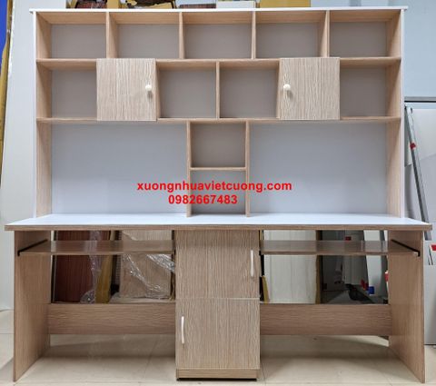  BÀN HỌC ĐÔI BẰNG NHỰA 1,8M BHD303 