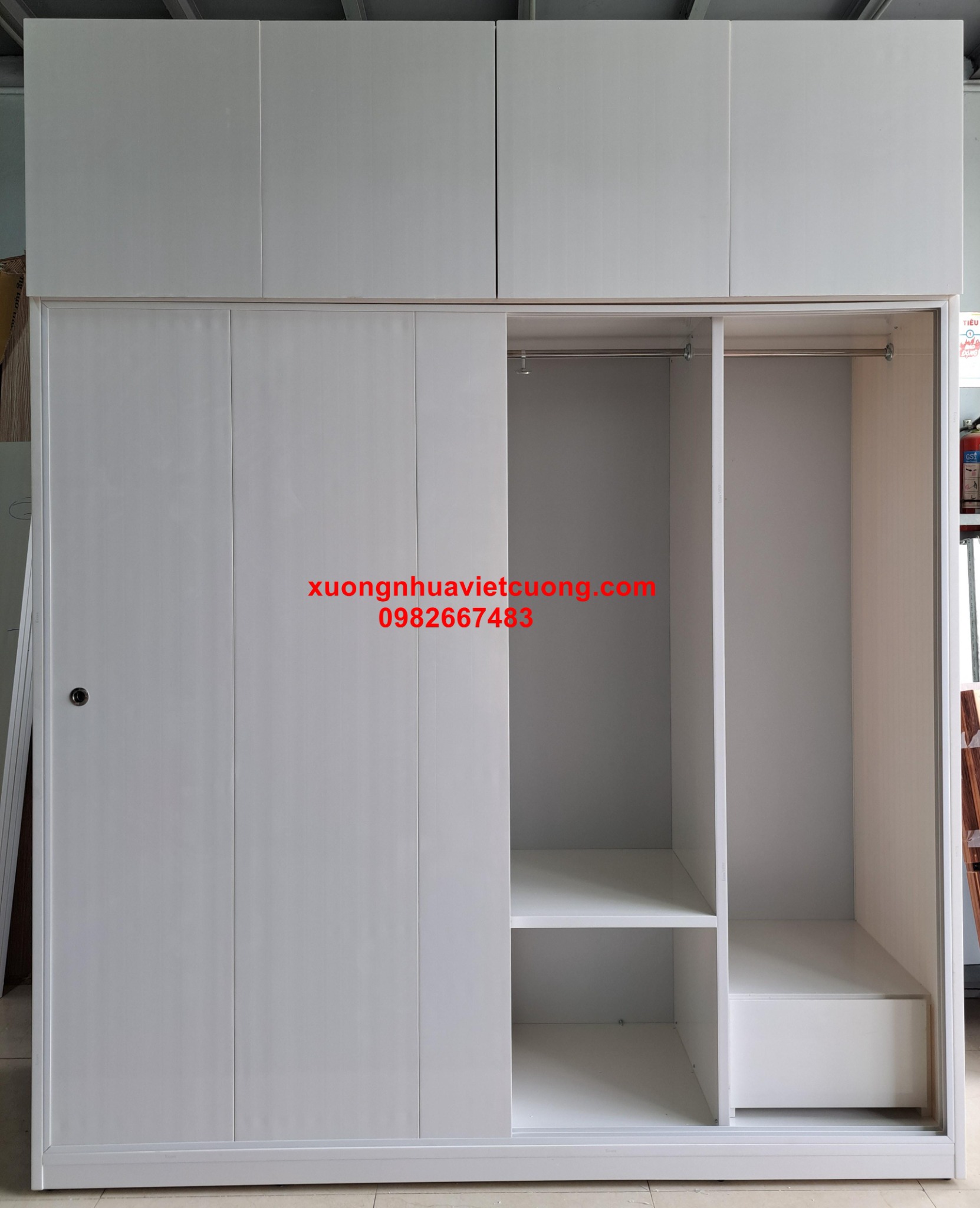 TỦ NHỰA CỬA TRƯỢT TCL372