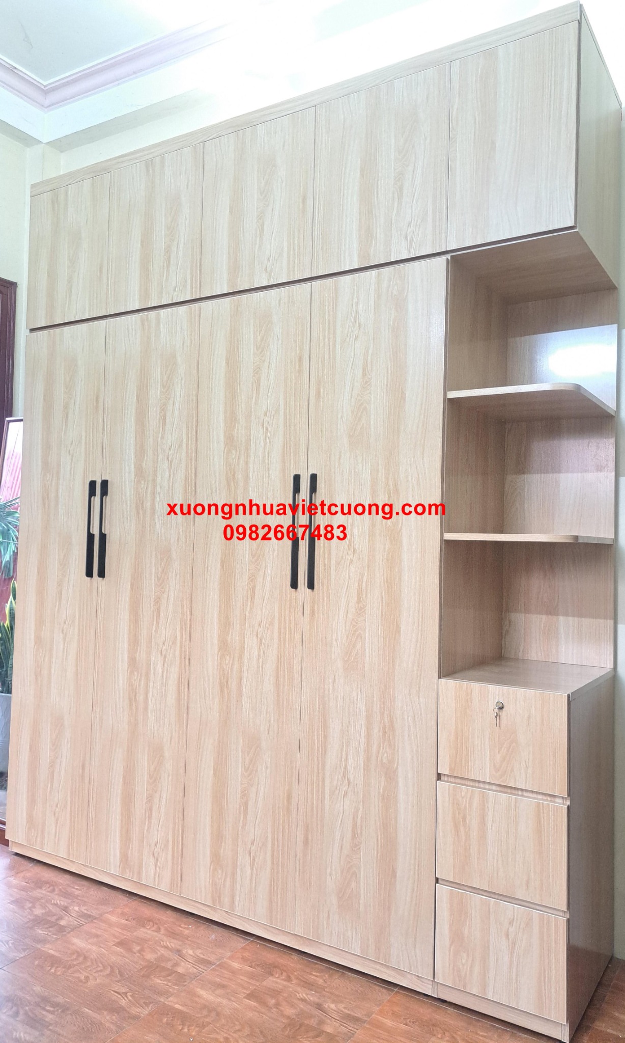 TỦ NHỰA CÓ KỆ ATT155