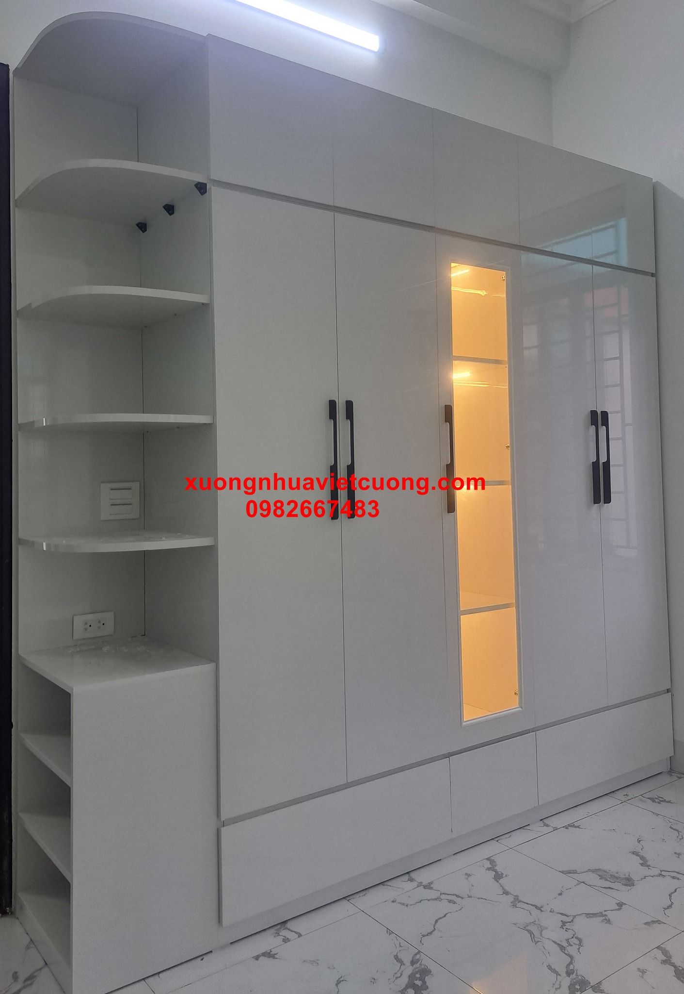 TỦ QUẦN ÁO NHỰA CÓ KỆ ATT256