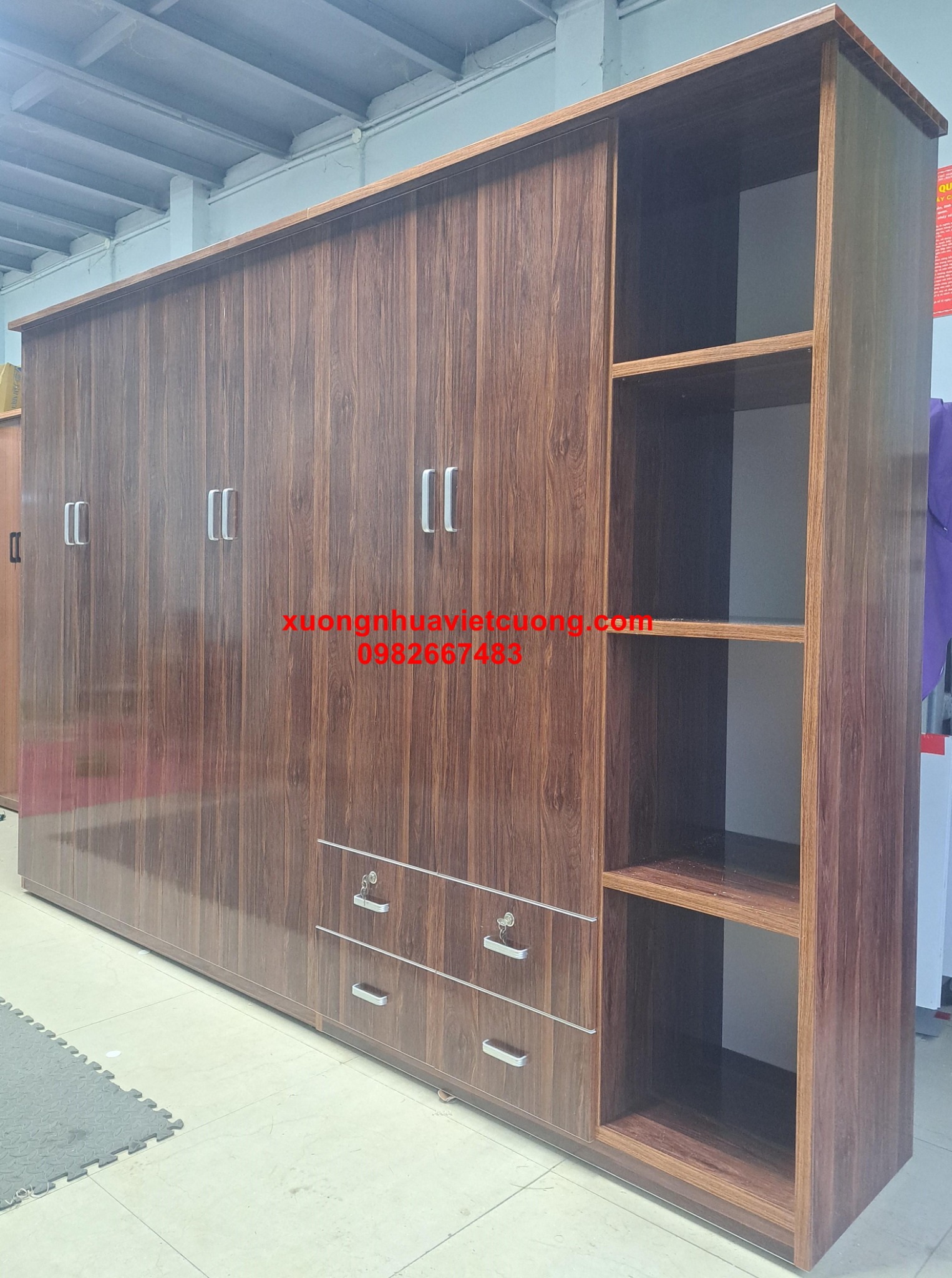 TỦ NHỰA CÓ KỆ ATT258