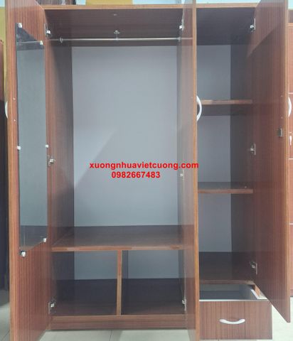  TỦ QUẦN ÁO NHỰA 3 CÁNH TA3358 