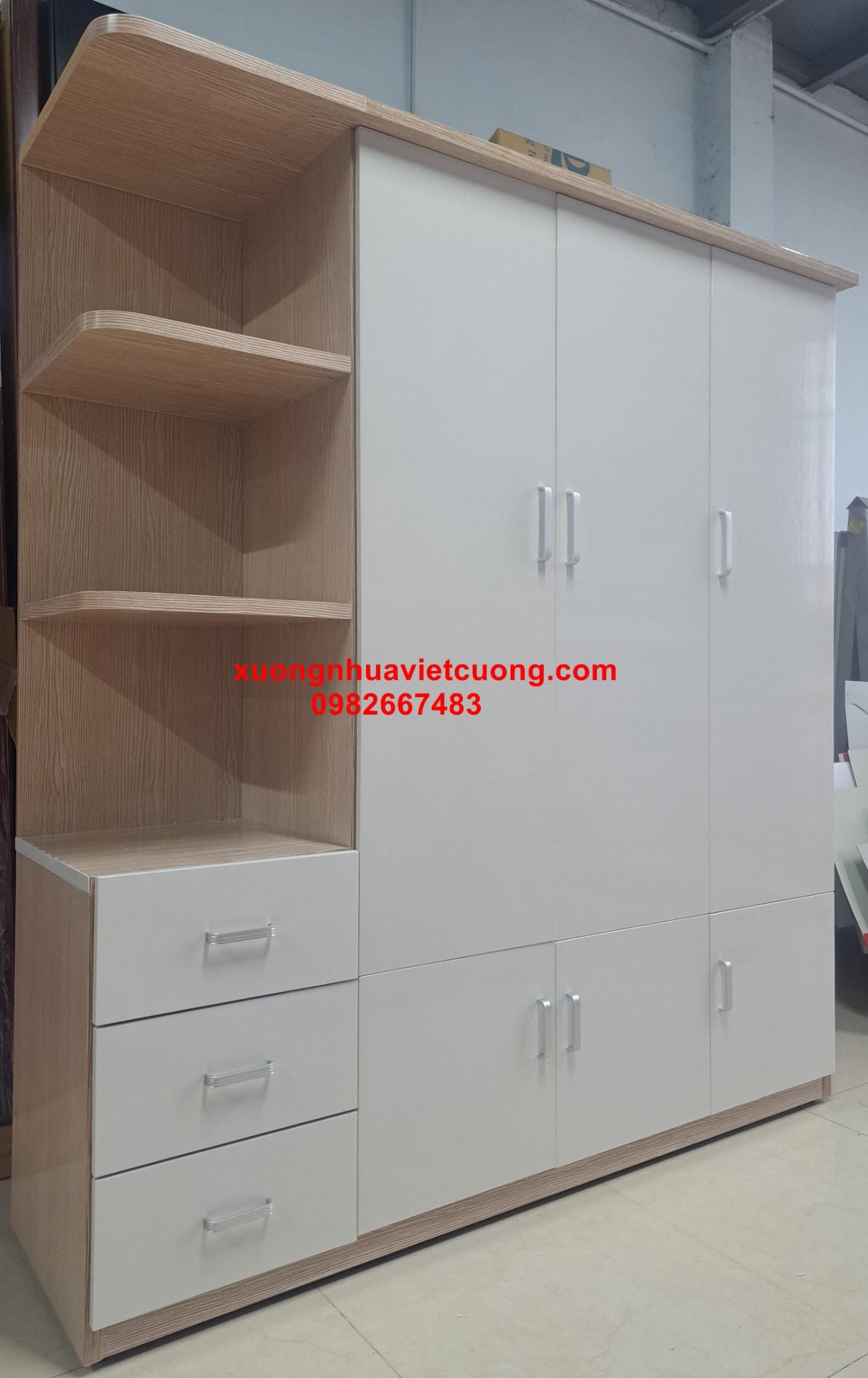 TỦ QUẦN ÁO NHỰA KỆ TRANG TRÍ ATT306