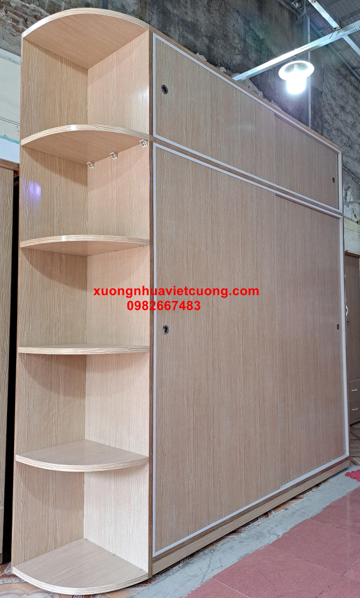 TỦ QUẦN ÁO NHỰA CÓ KỆ ATT304