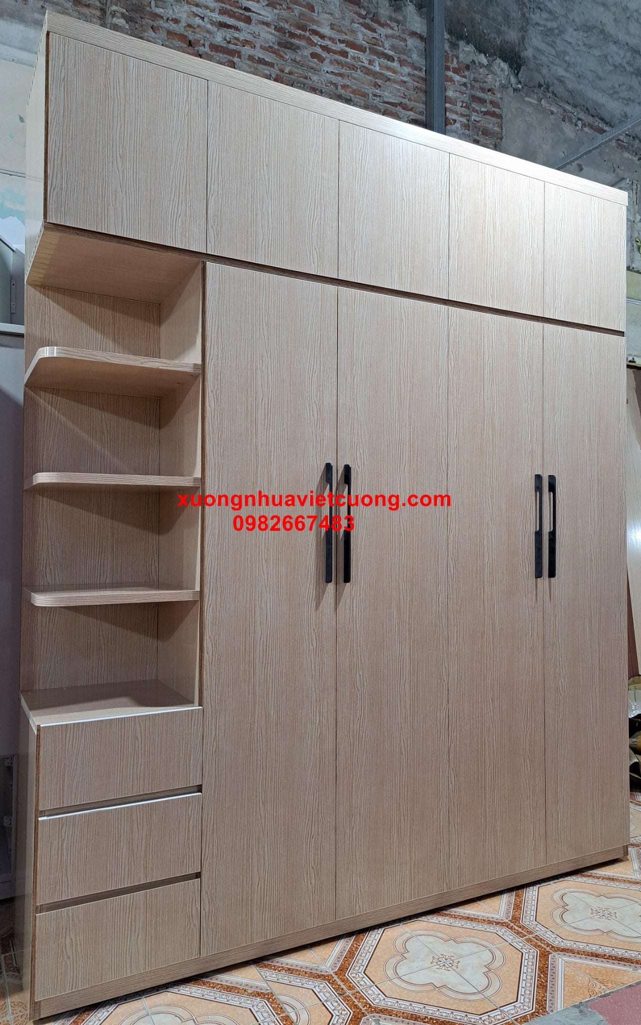 TỦ NHỰA CÓ KỆ ATT306