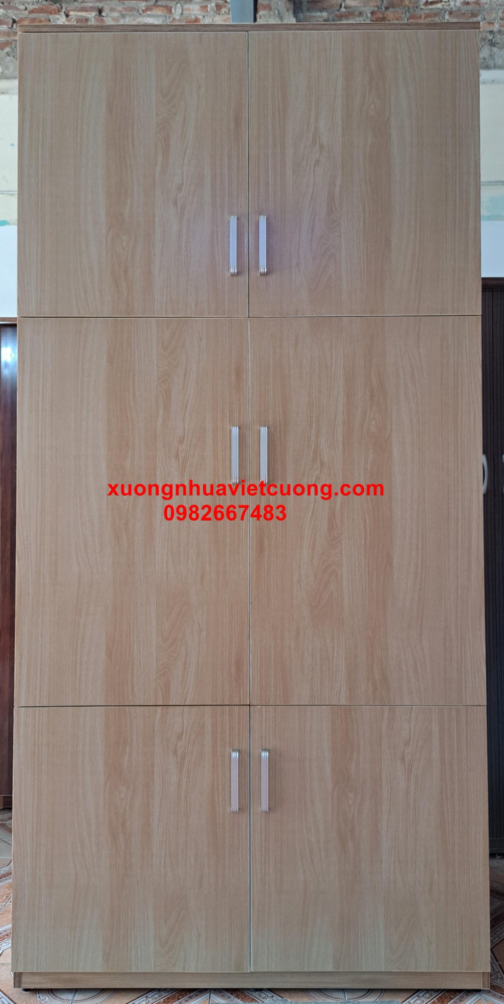 TỦ QUẦN ÁO NHỰA 2 BUỒNG TA2100