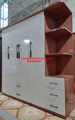  TỦ QUẦN ÁO NHỰA CÓ KỆ ATT502 