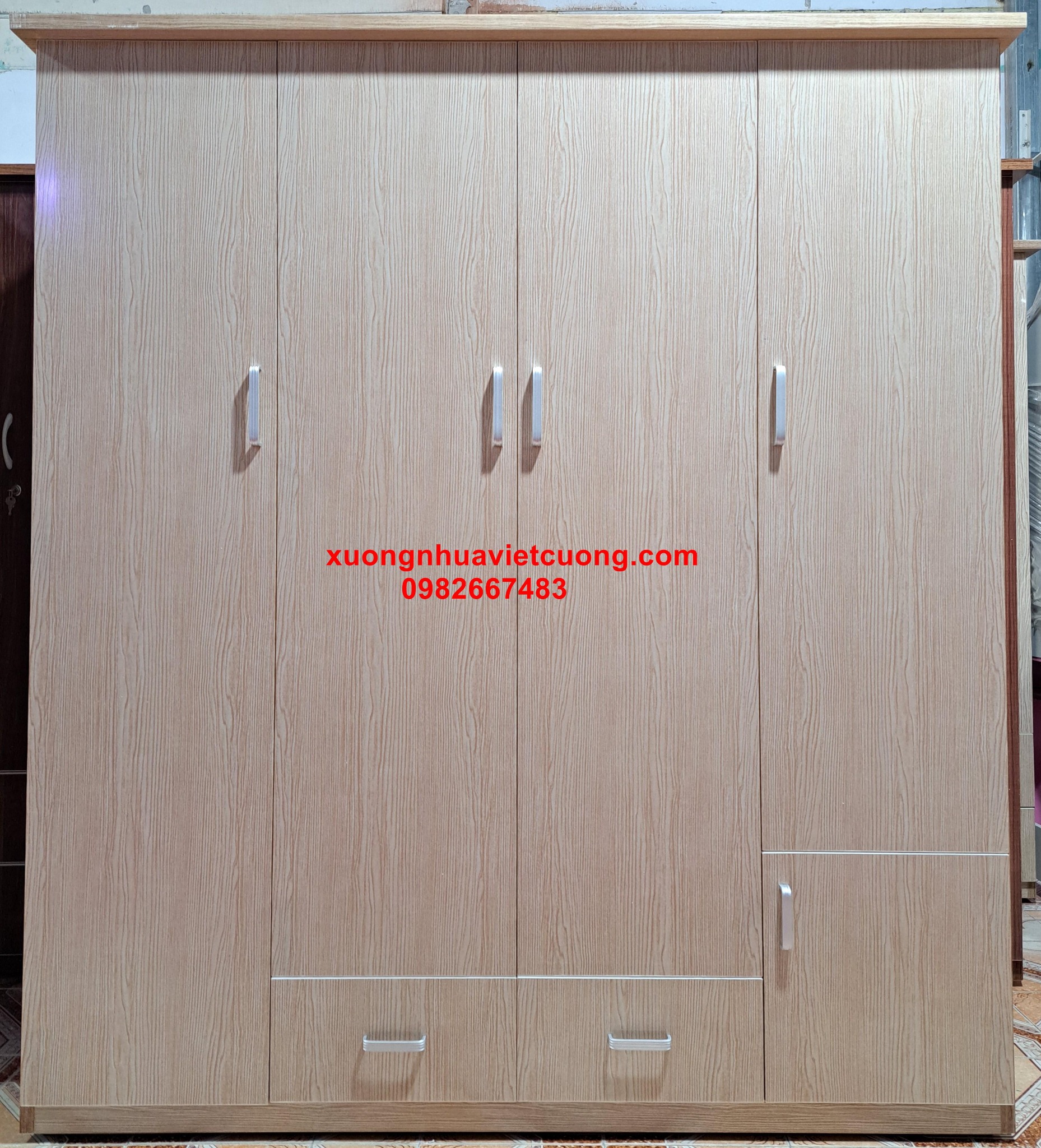 TỦ ÁO NHỰA 4 CÁNH TA4400