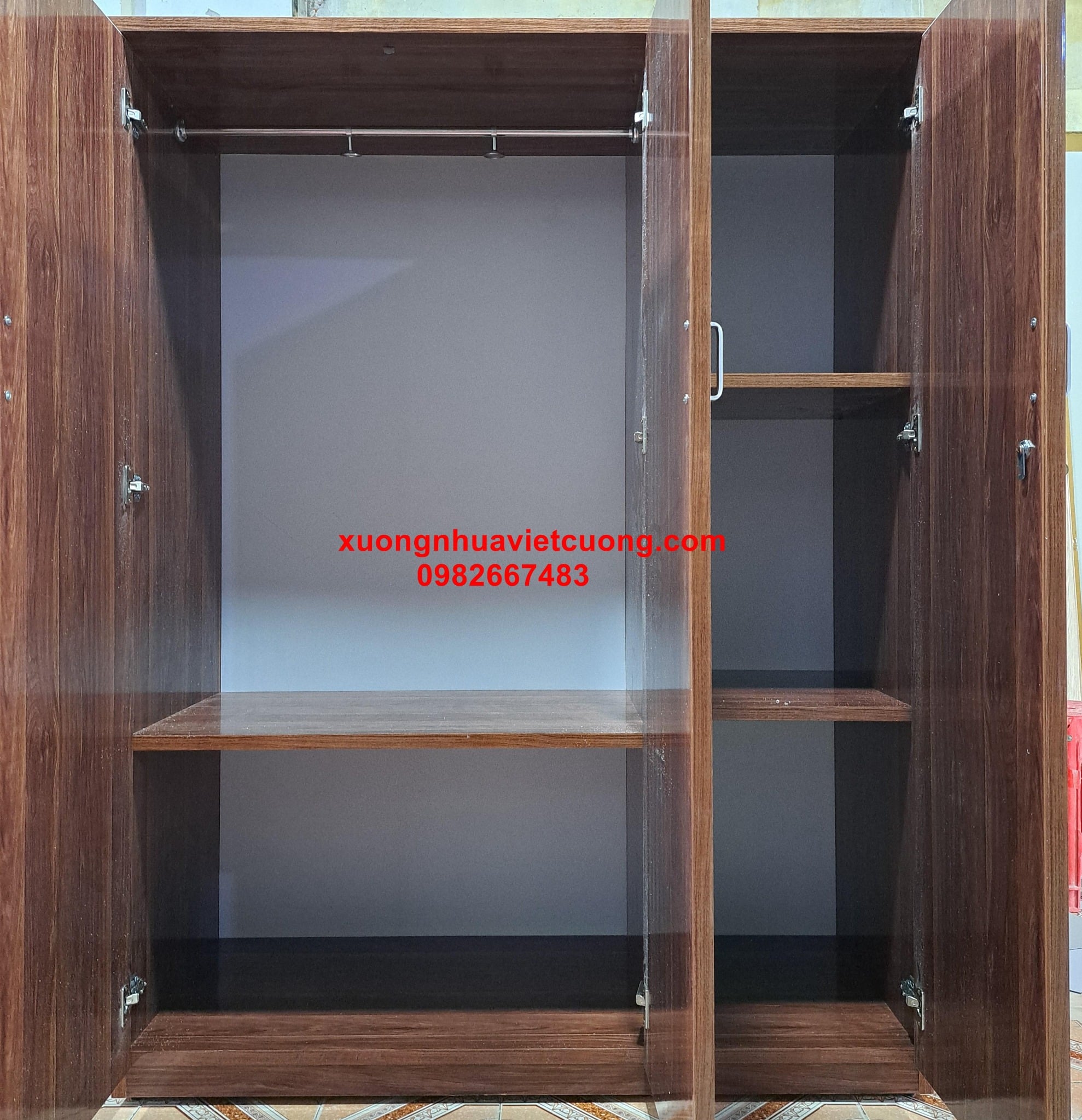 TỦ QUẦN ÁO NHỰA 3 CÁNH TA3454