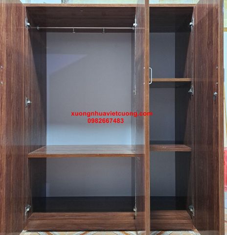  TỦ QUẦN ÁO NHỰA 3 CÁNH TA3454 
