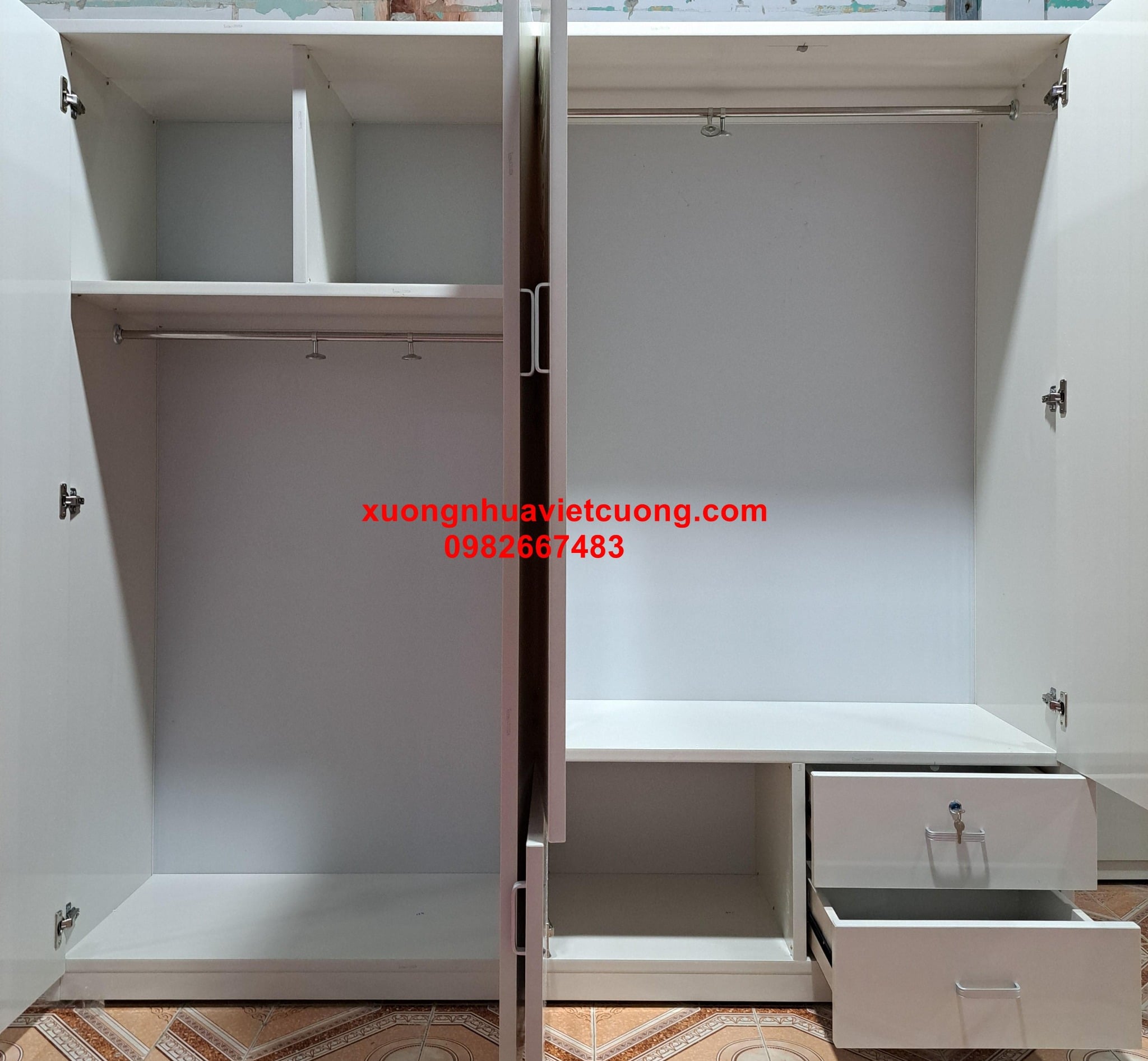 TỦ NHỰA QUẦN ÁO 4 CÁNH TA4414