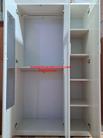  TỦ QUẦN ÁO NHỰA 3 BUỒNG TA3455 