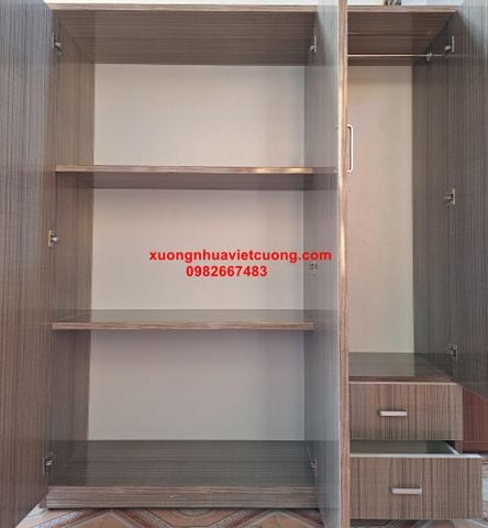  TỦ ÁO NHỰA 3 CÁNH TA3451 