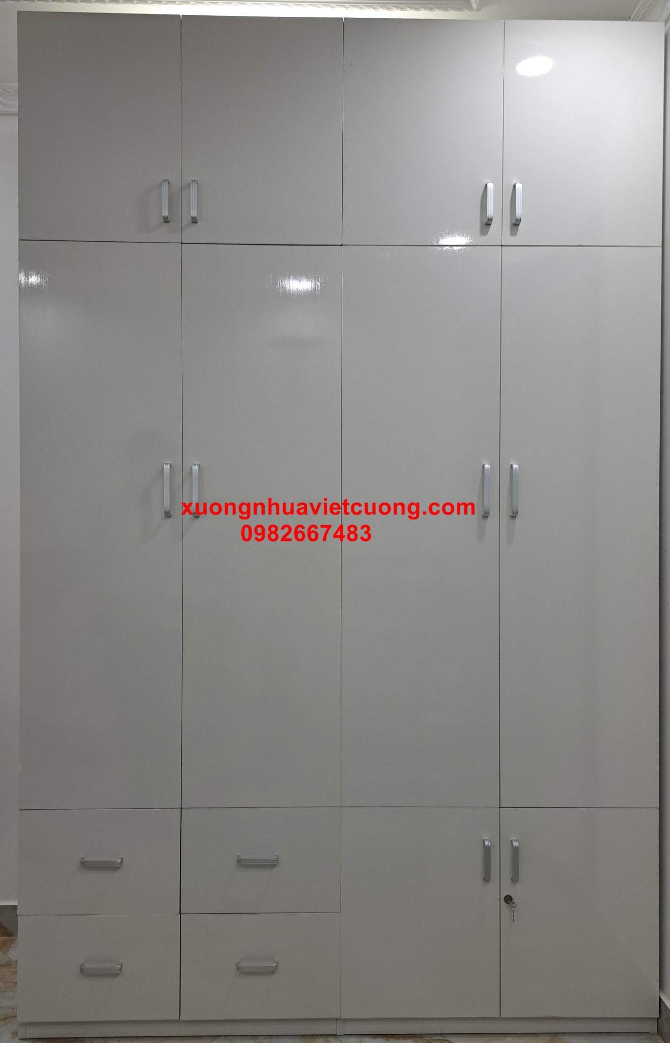 TỦ QUẦN ÁO NHỰA 4 BUỒNG TA4406