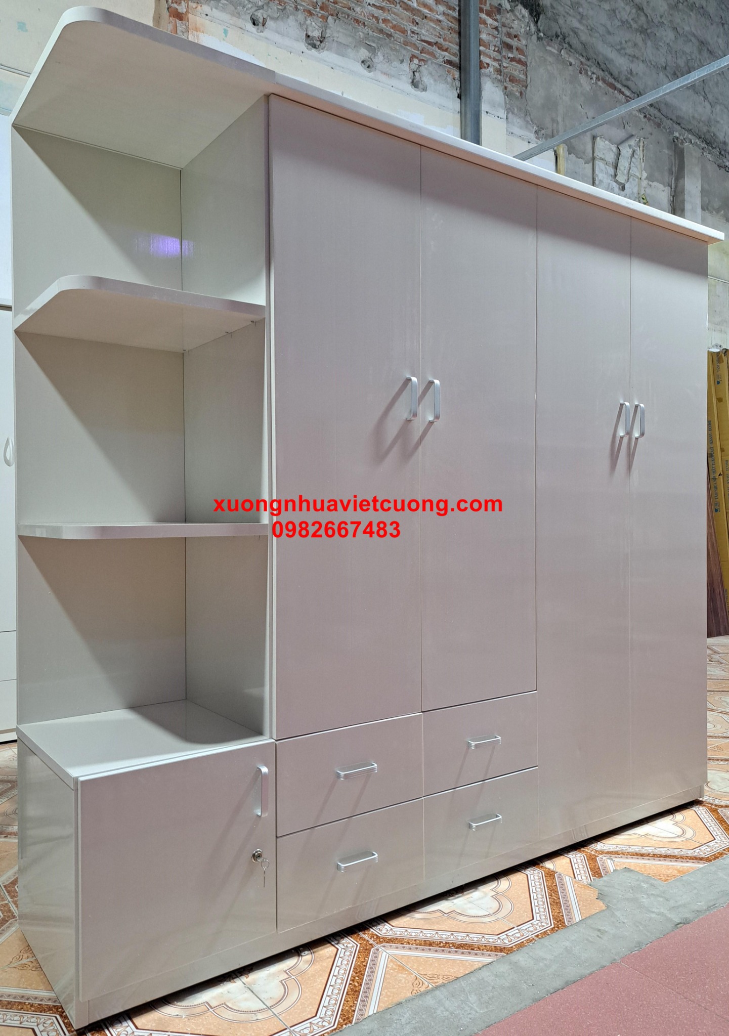 TỦ NHỰA CÓ KỆ ATT506