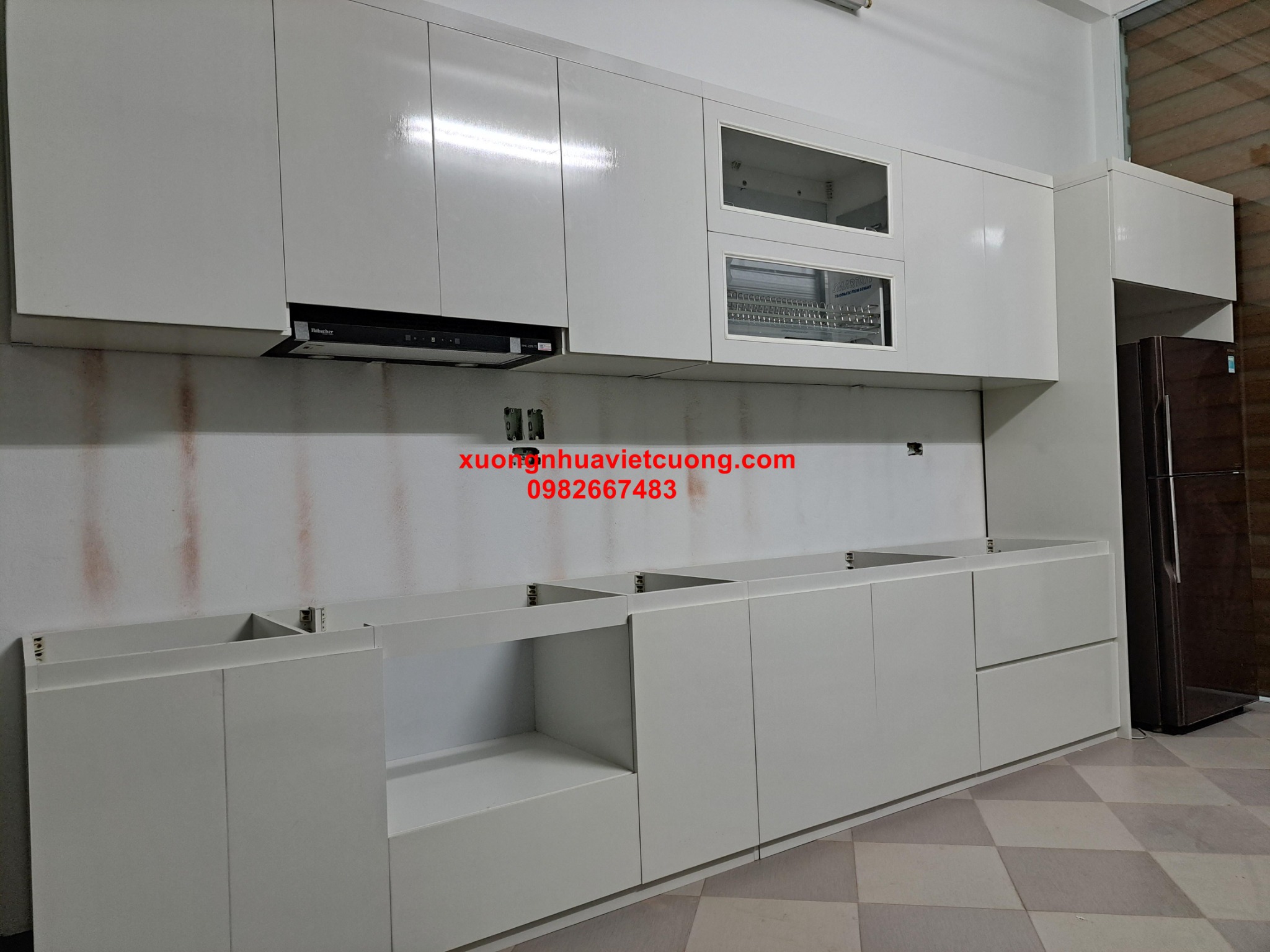 TỦ BẾP NHỰA TBN86