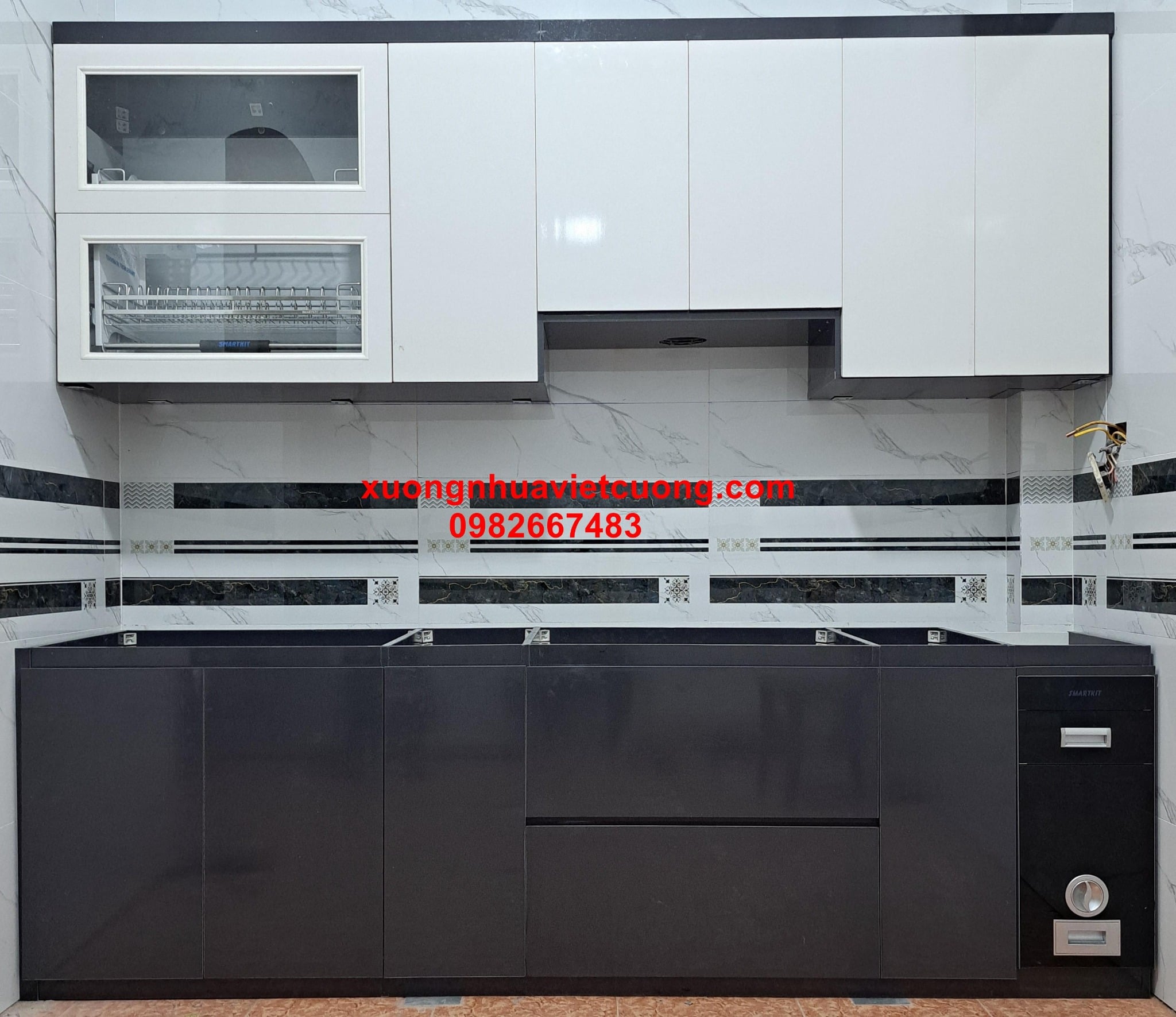 TỦ BẾP NHỰA TBN85