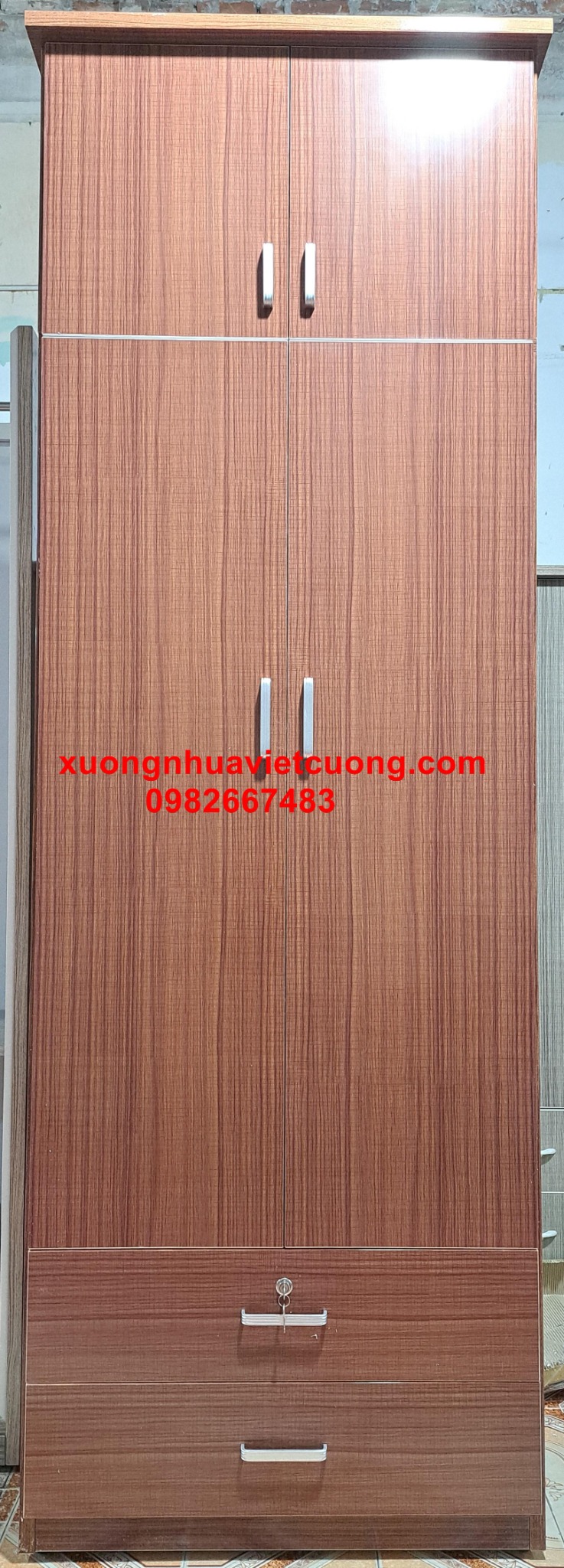 TỦ QUẦN ÁO NHỰA 2 CÁNH TA2101