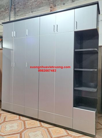  TỦ QUẦN ÁO NHỰA 6 CÁNH CÓ KỆ ATT521 