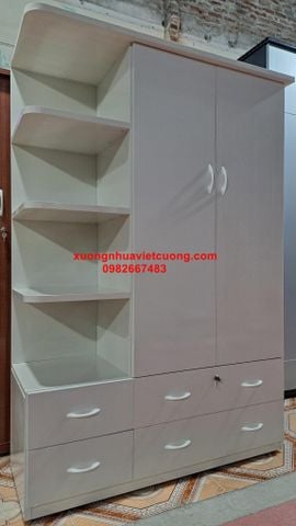  TỦ NHỰA 2 CÁNH CÓ KỆ ATT509 