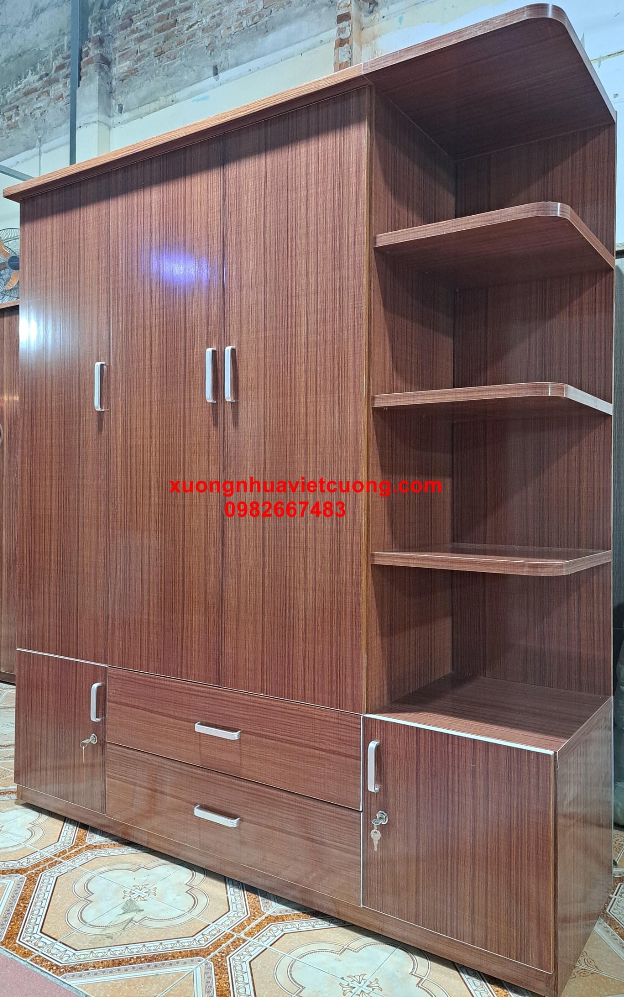 TỦ NHỰA QUẦN ÁO 4 CÁNH TA4411