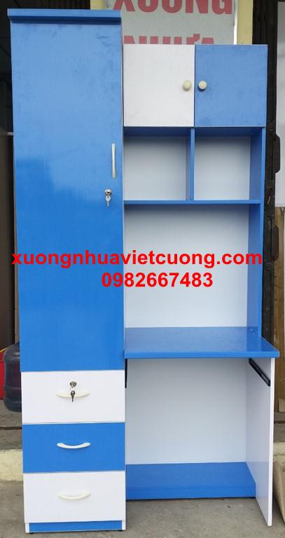 BÀN HỌC LIỀN TỦ QUẦN ÁO BHA24