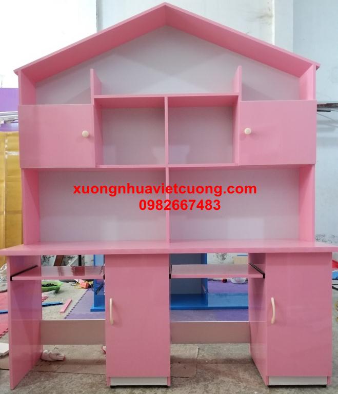 BÀN HỌC ĐÔI 1,6M LIỀN GIÁ SÁCH BHD109