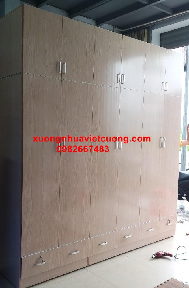 TỦ NHỰA ĐÀI LOAN 6 BUỒNG TA666