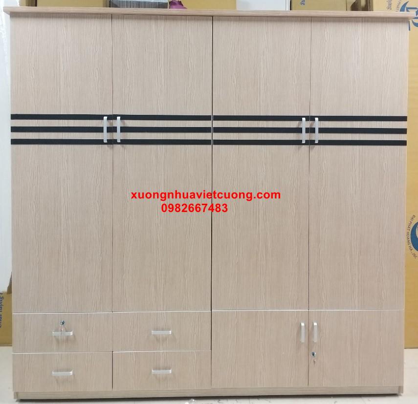 TỦ NHỰA QUẦN ÁO 4 CÁNH TA4304