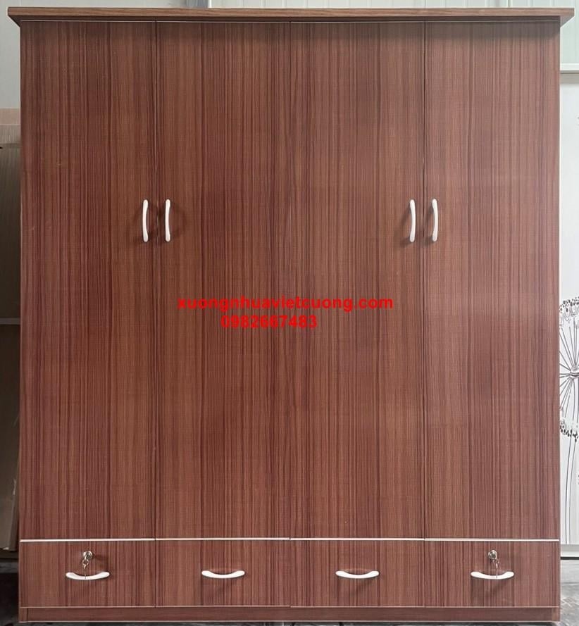 TỦ QUẦN ÁO NHỰA 4 CÁNH TA4302