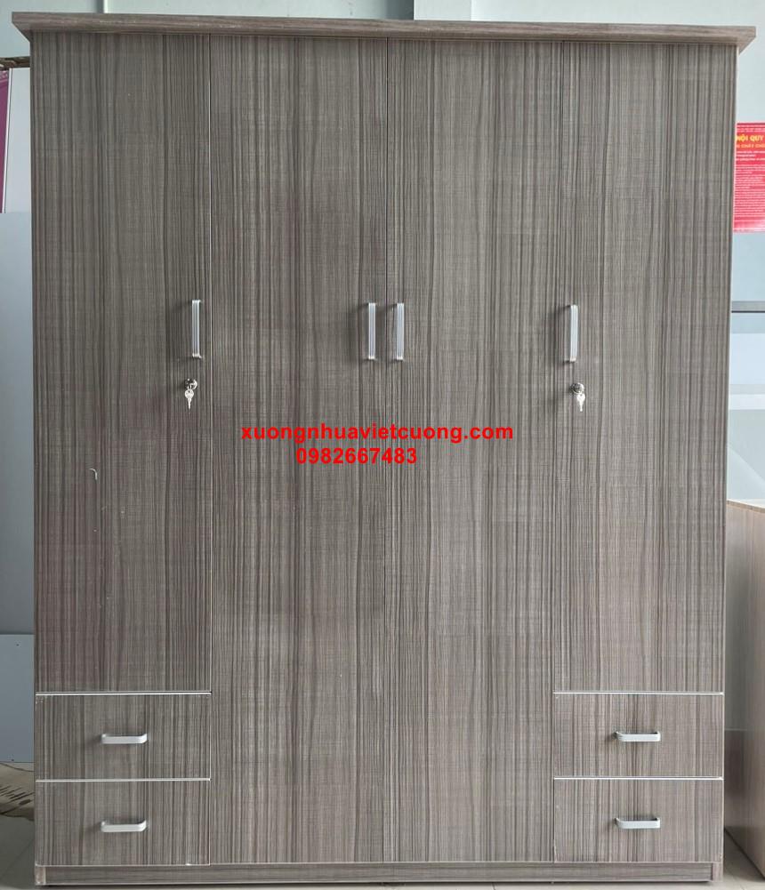 TỦ QUẦN ÁO NHỰA 4 CÁNH TA4301