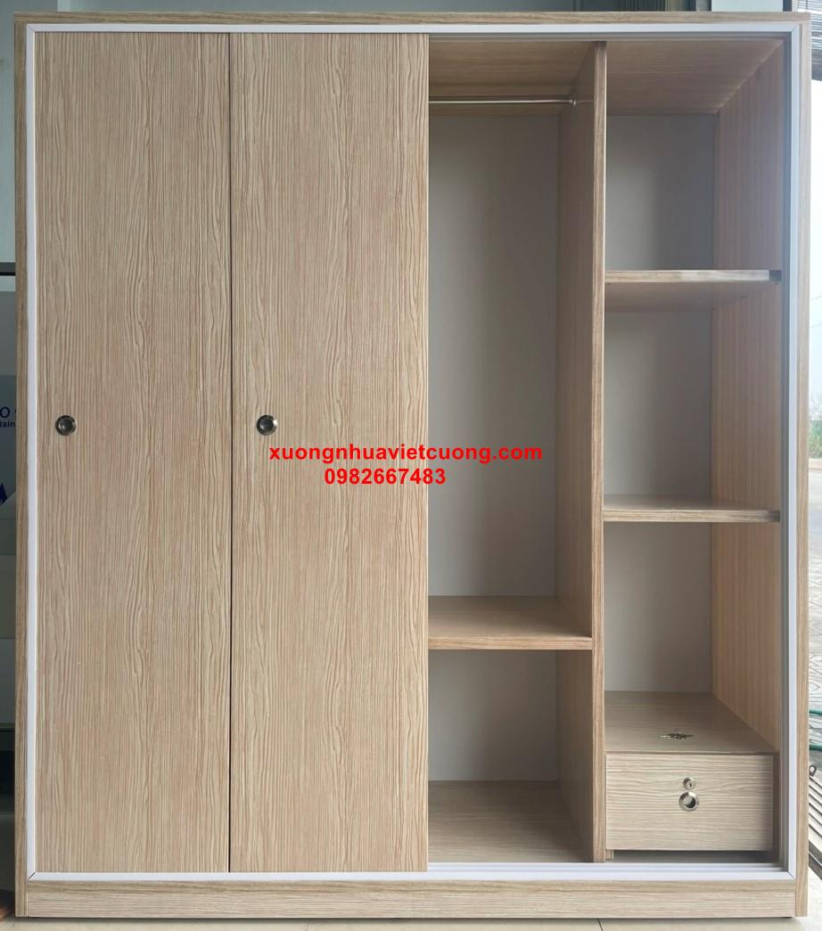 TỦ NHỰA ĐÀI LOAN CỬA LÙA TCL383