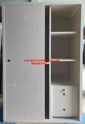  TỦ NHỰA ĐÀI LOAN CỬA TRƯỢT TCL384 