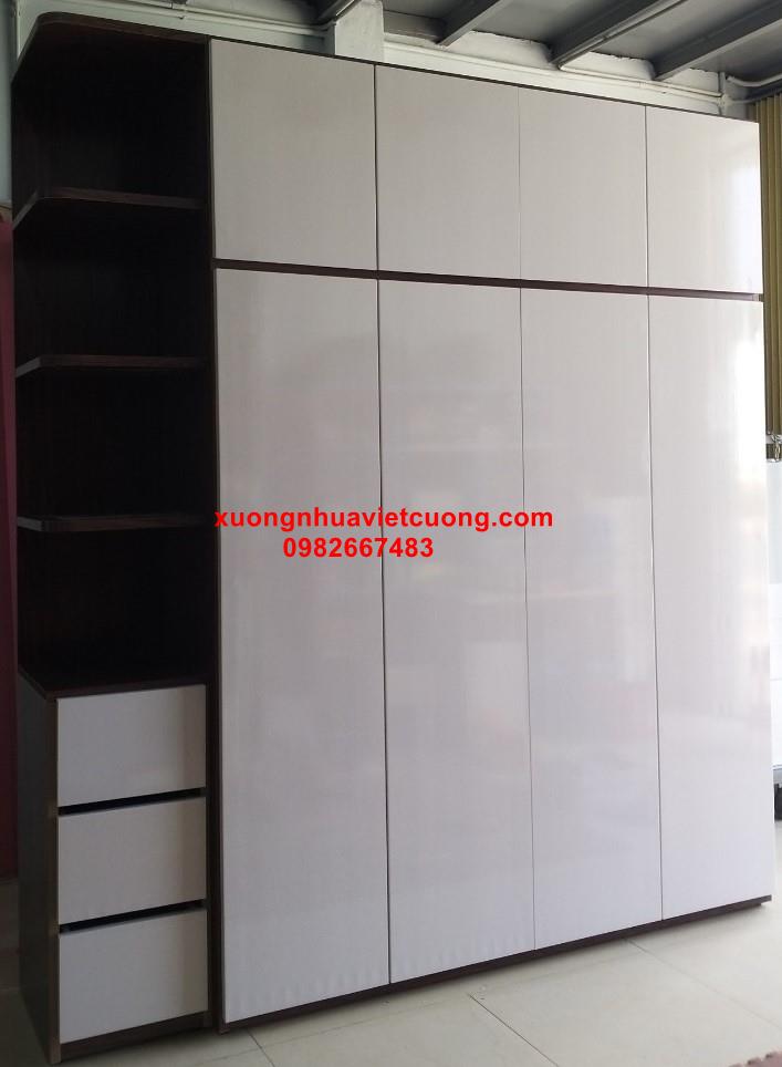 TỦ NHỰA 4 CÁNH CÓ KỆ ATT511