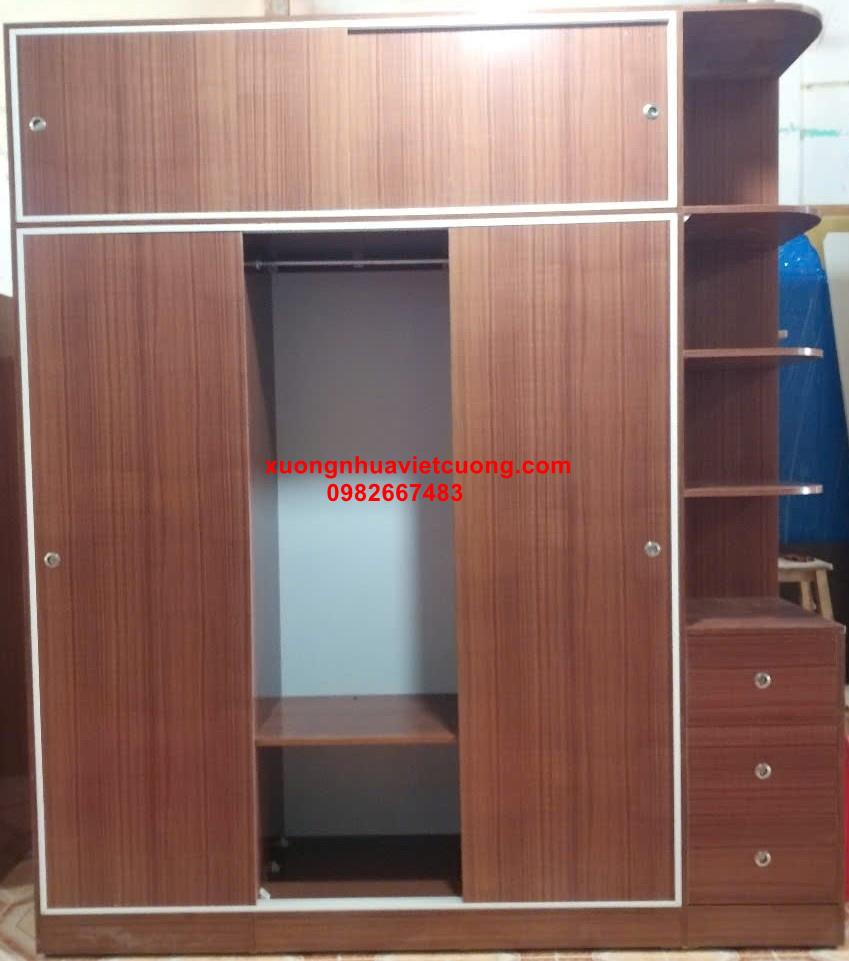 TỦ NHỰA CÁNH LÙA TCL412