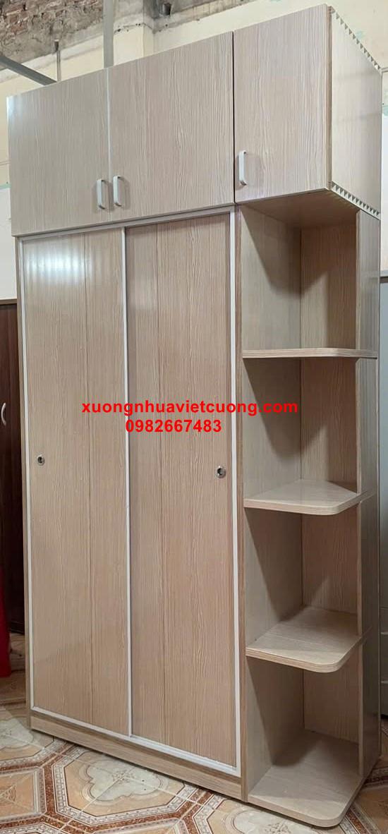 TỦ NHỰA QUẦN ÁO CÓ KỆ ATT602
