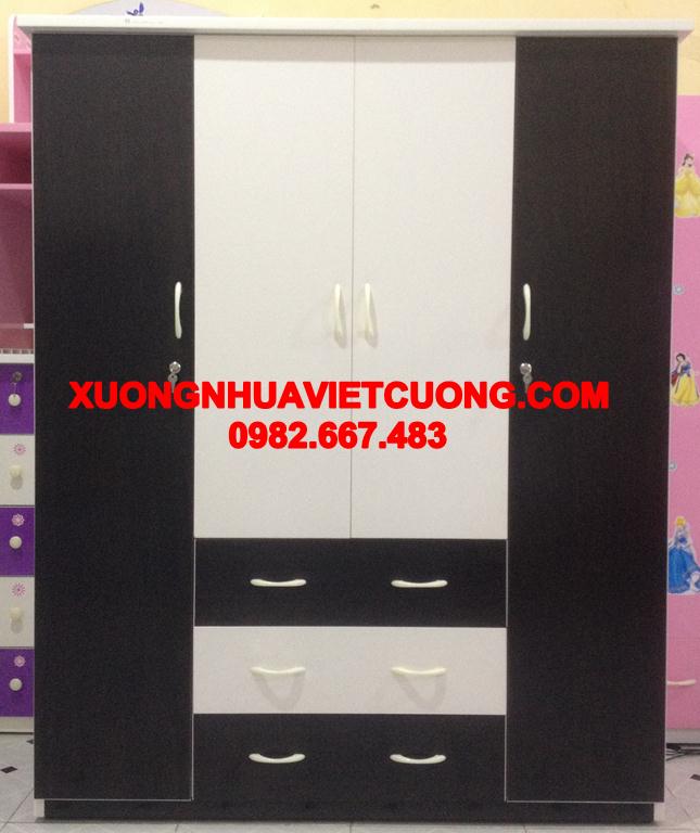 TỦ NHỰA ĐÀI LOAN 4 BUỒNG TA419