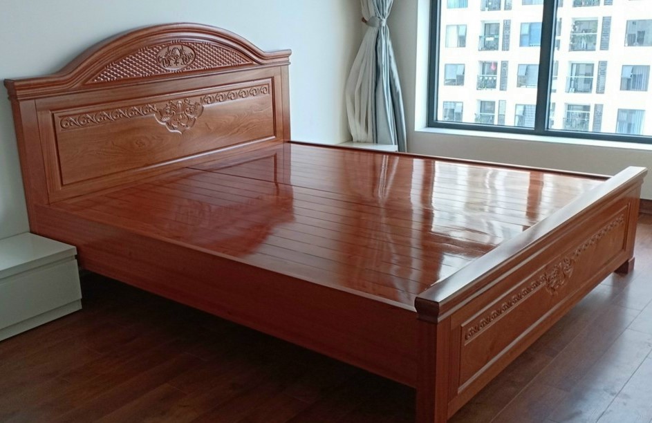 GIƯỜNG GỖ XOAN Giác phản GX165