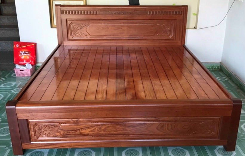 GIƯỜNG GỖ XOAN Giác phản GX163