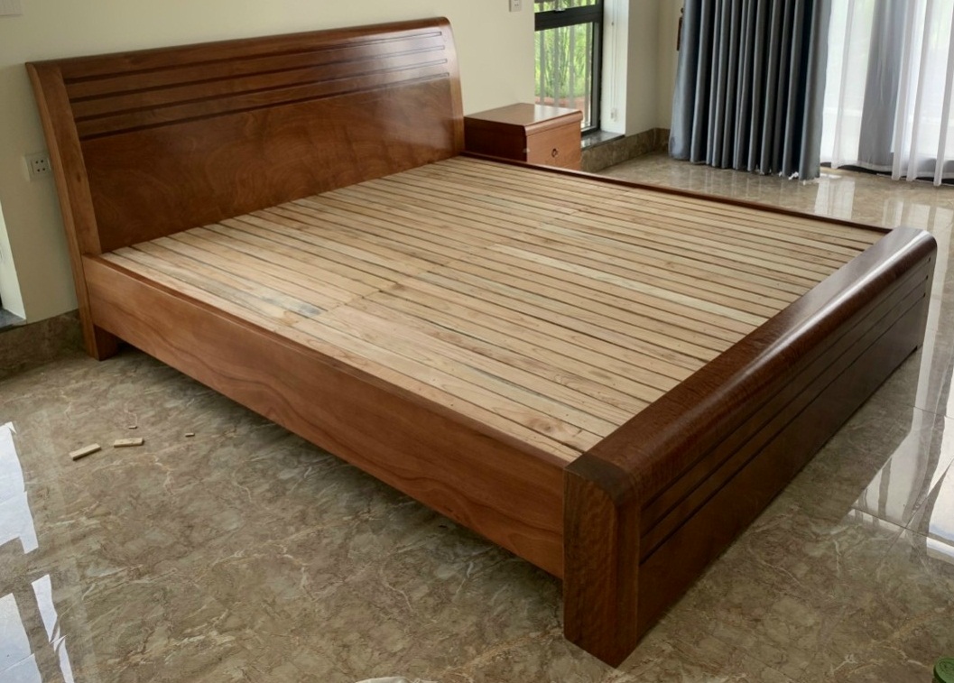 GIƯỜNG GỖ XOAN GX161