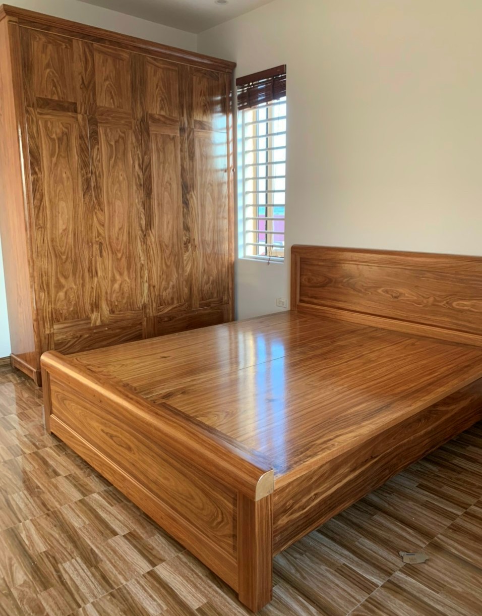 GIƯỜNG HƯƠNG XÁM Giác phản GHX1614