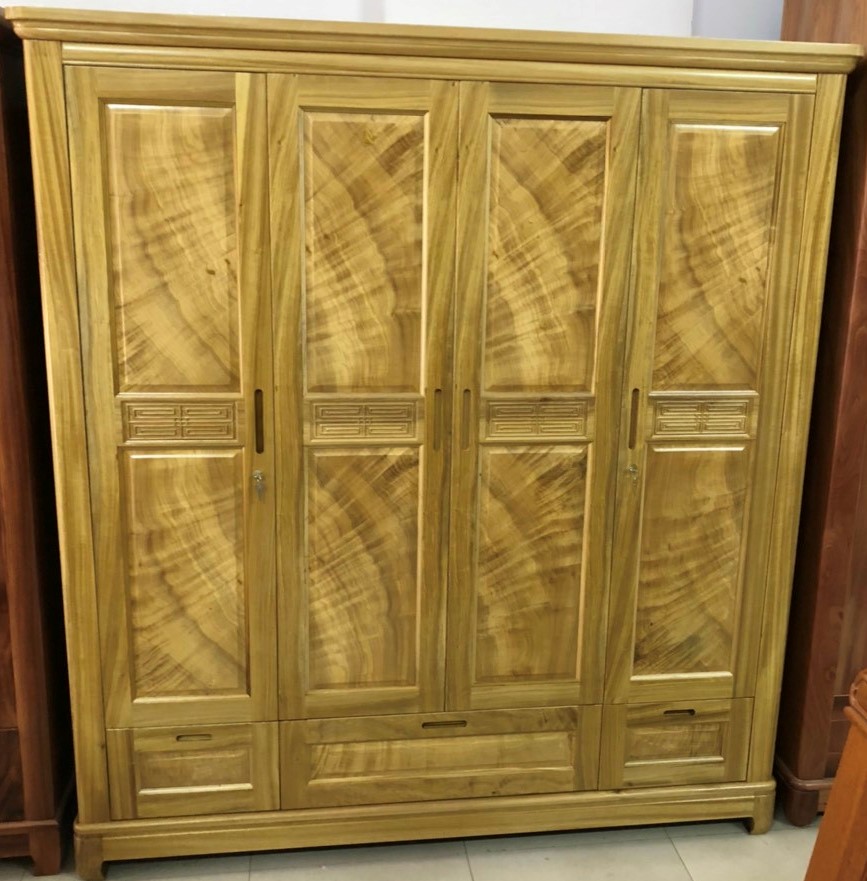 TỦ  GỖ DỔI 4 CÁNH TG404