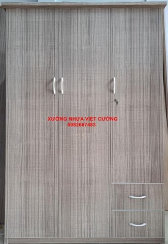  TỦ QUẦN ÁO NHỰA 3 BUỒNG TA3185 