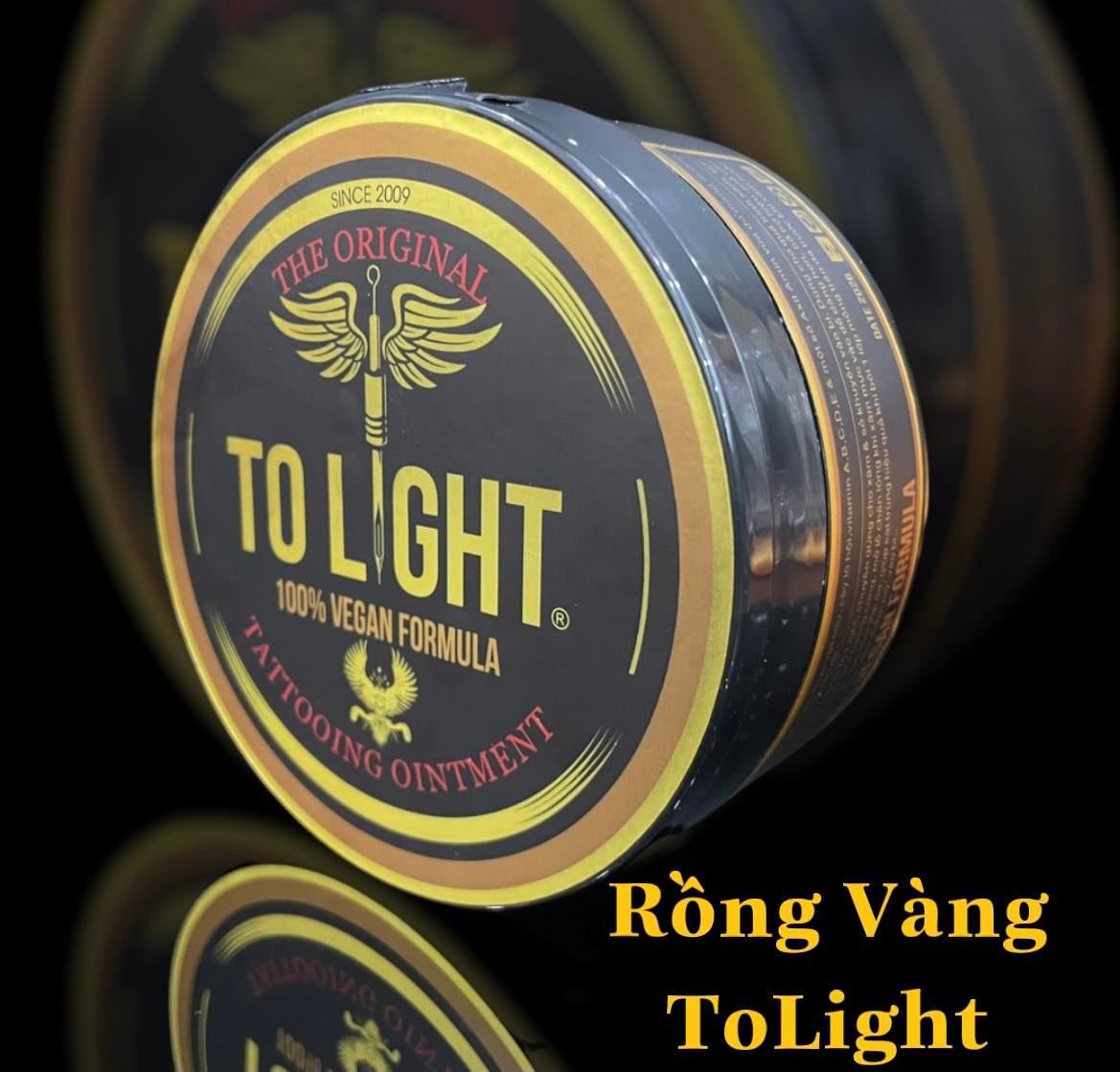 dưỡng sau xăm tolight rồng vàng 250g