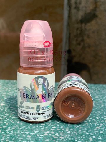  MỰC PHUN XĂM PERMA BURNT SIENNA  ( 15ml ) 