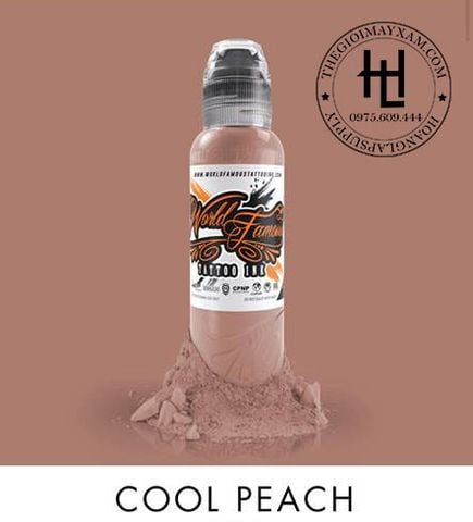  MỰC XĂM WORLD FAMOUS COOL PEACH ( 15ml ) 