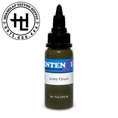 MỰC XĂM INTENZE ARMY GREEN ( 30ml )