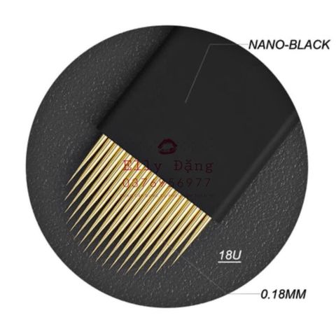  Dao điêu khắc tròn Nano Black 18U 