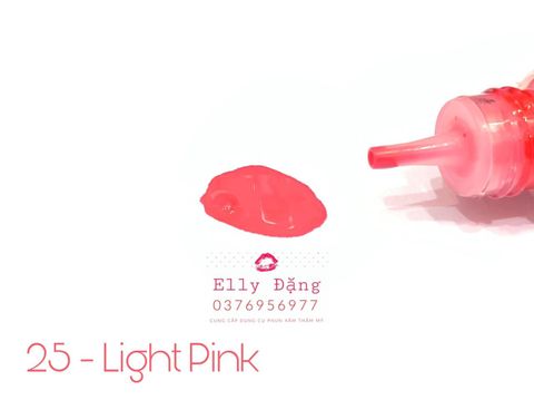  Mực phun xăm ChArm màu Light Pink ( số 25 ) 